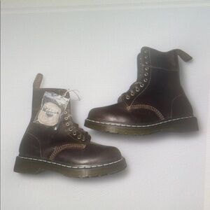 Kids Brown Leather Boots